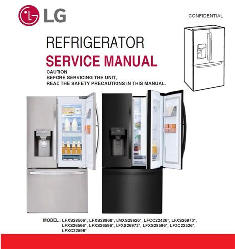 Lg Lsxs26386s Lsxs26466s Lsxs26366s Service Manual Repair Guide