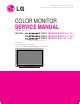 Lg M3200c Monitor Service Manual