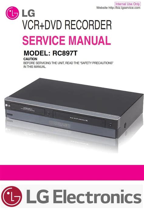 Lg Rht397h 398h 399h Hdd Dvd Recorder Service Manual