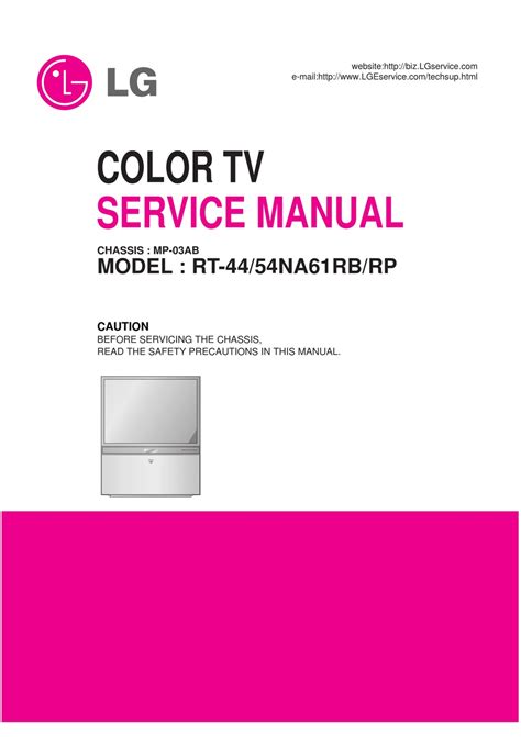 Lg Rt 44 54na61rb Rp Tv Service Manual