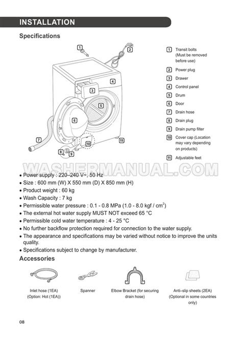 Lg Wd 1250erd Service Manual And Repair Guide