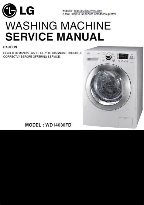 Lg Wd14030fd Service Manual Repair Guide