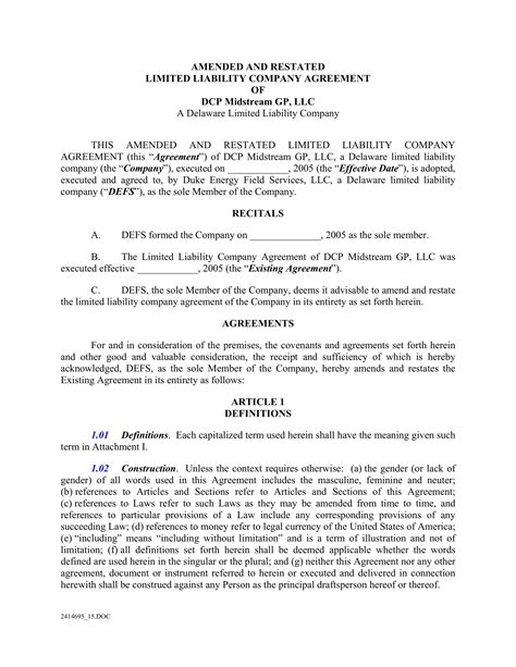 Liability Contract Template