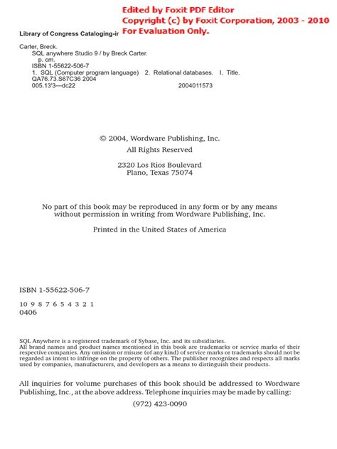 Library Of Congress Cataloging In Publication Data Format