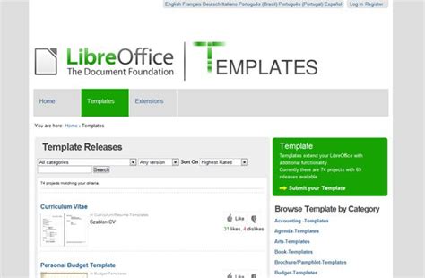 Libreoffice Impress Template