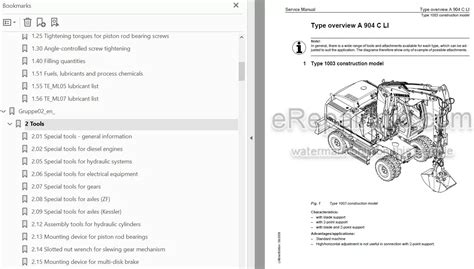 Liebherr A900c A904c A914c A924c Litronic Service Manual