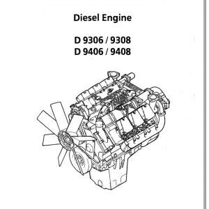 Liebherr D 9406 D 9408 D 9306 D 9308 Diesel Engine Factory Service Repair Manual