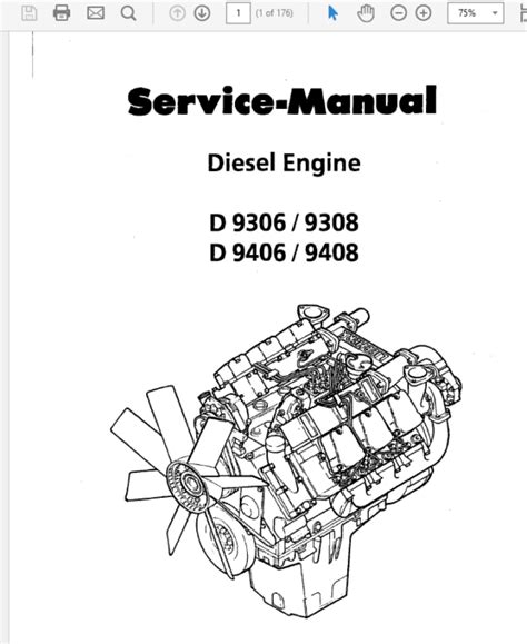 Liebherr Diesel Engine D 9406 9408 D 9306 9308 Service Repair Manual Download