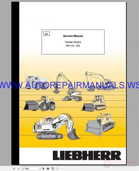 Liebherr Pr 712 752 Crawler Dozer Full Service Repair Manual