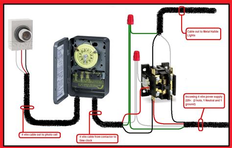 Lights To Photocell Contactor Wiring Diagram