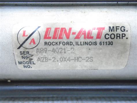 Lin Act Cylinder Catalog