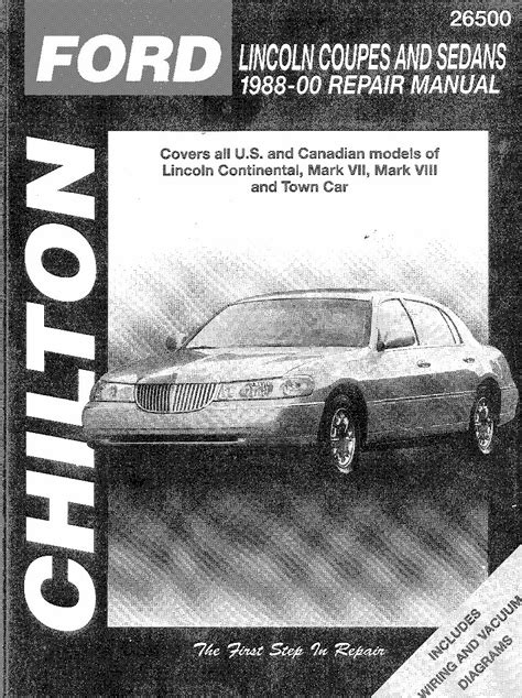 Lincoln Mark Vii Mark Viii Full Service Repair Manual 1988 2000