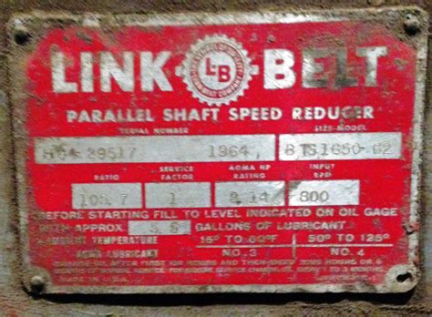 Link Belt Gearbox Catalog
