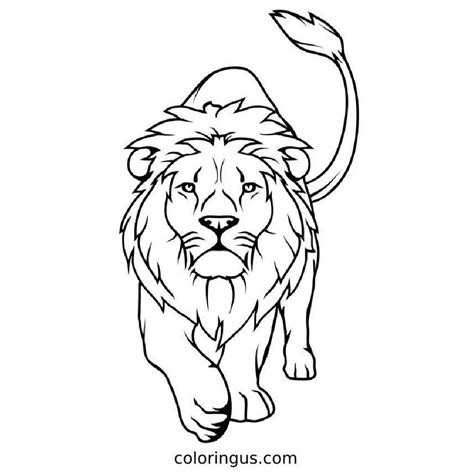 Lion Coloring Pages Printable Free