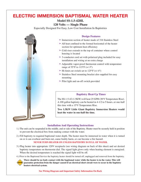 Little Giant Baptistry Low Voltage Controller Wiring Diagram