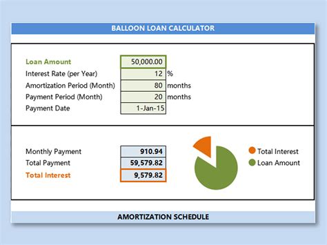 Loan Calculator Excel Template