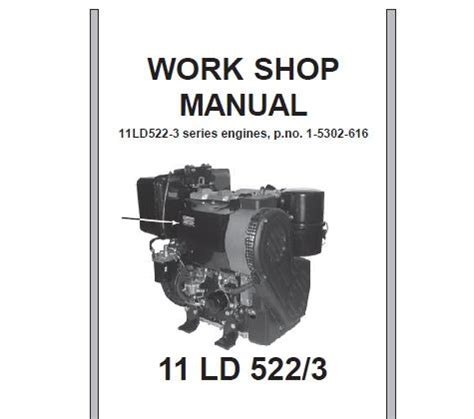 Lombardini 11ld 522 3 Engine Service Repair Workshop Manual Download