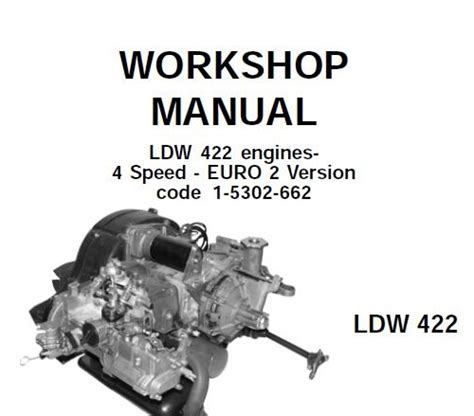 Lombardini Ldw 422 Engine Service Repair Workshop Manual Download