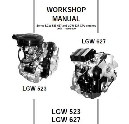 Lombardini Lgw 523 627 Series Engine Full Service Repair Manual