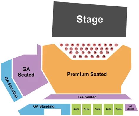 Longhorn Ballroom Seating Chart