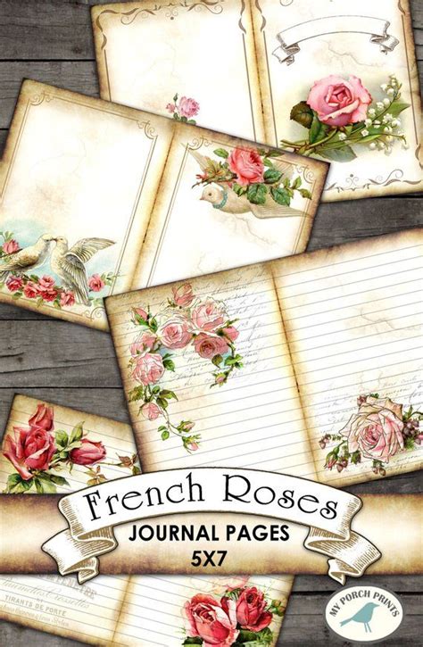 Looking For Downloadable Printable Colorful 5x7 Journal Pages