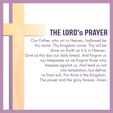 Lord's Prayer Printable