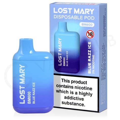 Lost Mary Vape Blue Razz Ice: A Refreshing Burst of Flavor