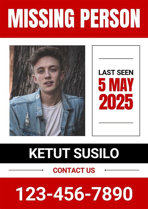 Lost Person Template