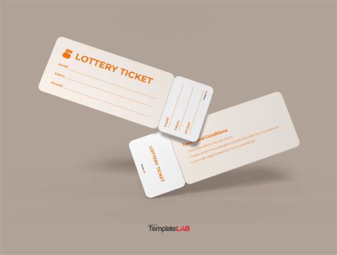 Lottery Ticket Template