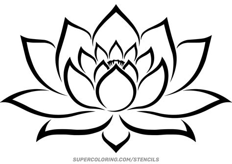 Lotus Flower Template