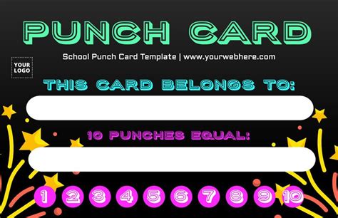 Loyalty Punch Cards Templates