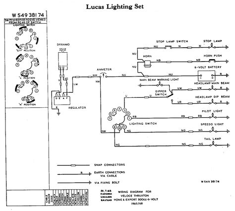 Lucas Headlight Wiring Diagram