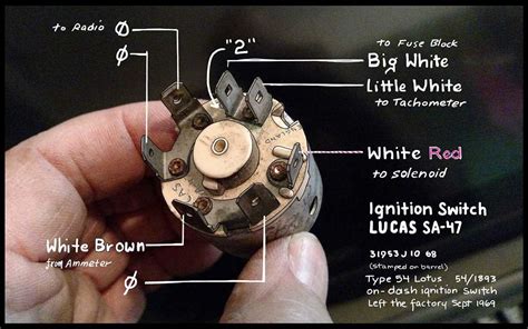 Lucas Ignition Switch Wiring Diagram