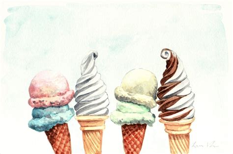 Lukisan Rasa: Mencicipi Dunia Watercolor Ice Cream yang Menakjubkan