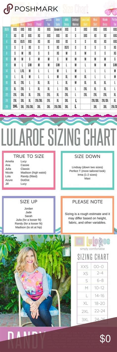 Lularoe Lena Size Chart