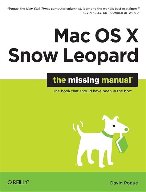 Mac Os X Snow Leopard The Missing Manual