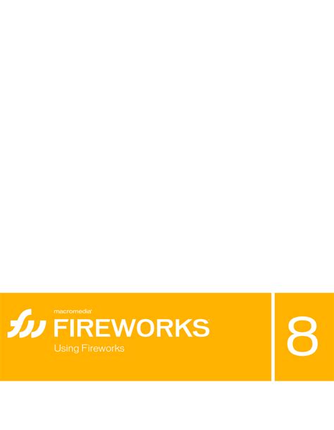 Macromedia Fireworks 8 Manual