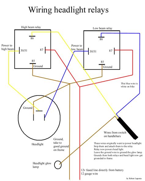 Madd Electrical Headlight Relay Wiring Diagram