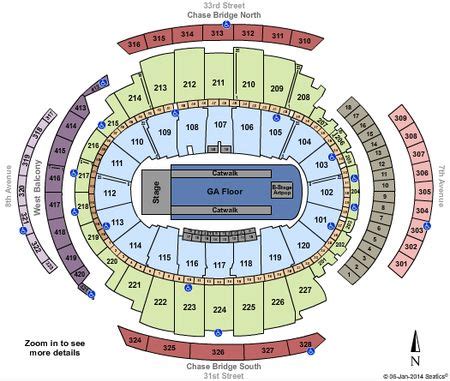 Madison Square Garden Lady Gaga Seating Chart