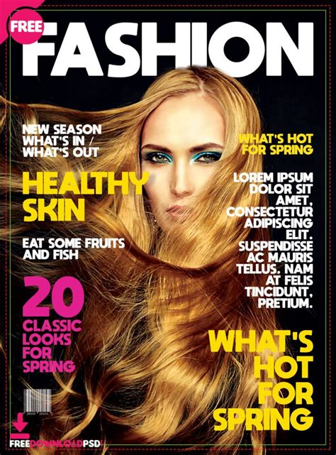 Magazine Template Free Download