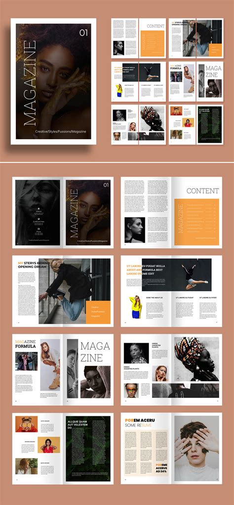 Magazine Template Indesign