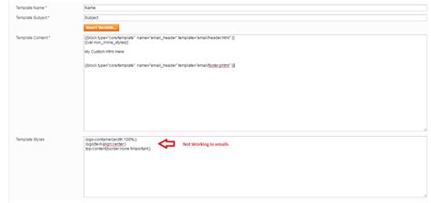 Magento Transactional Emails Template Styles