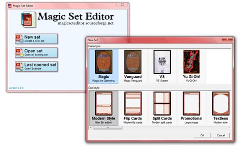 Magic Set Editor Templates