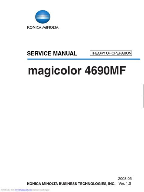 Magicolor 4690mf Field Service Manual