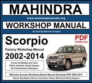 Mahindra Scorpio Service Manual Download