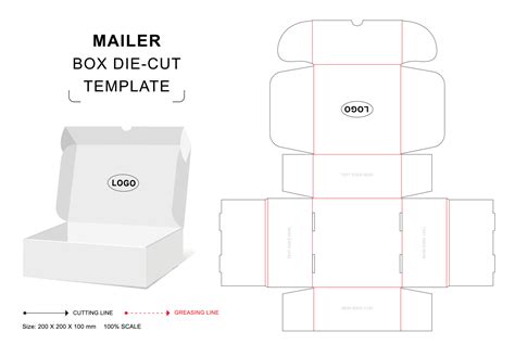 Mailer Box Template