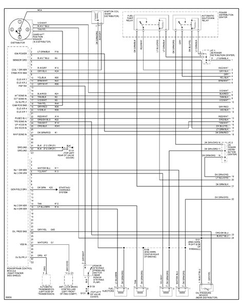 Main Wiring Harness Diagram 1998 Dodge Dakota