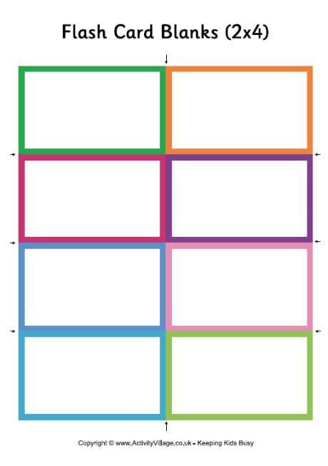 Make Flashcards Printable