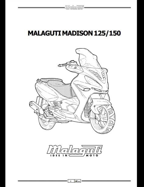 Malaguti Madison 125 150 Scooter Workshop Manual Repair Manual Service Manual Download