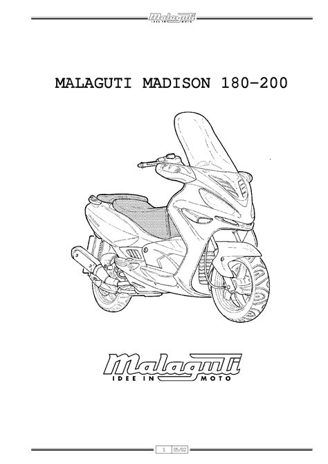 Malaguti Madison 180 200 Service Repair Workshop Manual